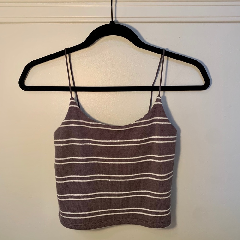 PACSUN - Striped Crop Top